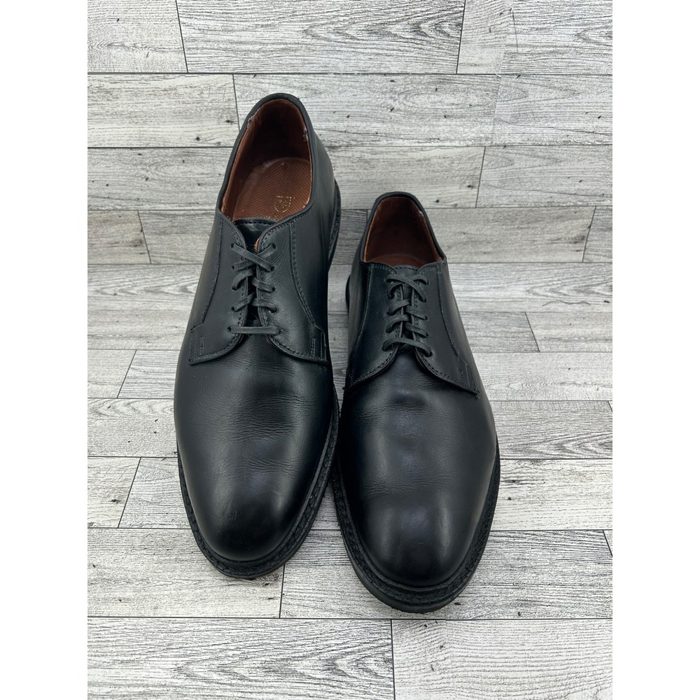 Allen Edmonds Badlands Men Sz 10.5 E Black Leather Derby Shoes USA Made 1003